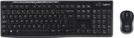 Kombinim tastierë dhe maus Logitech MK270, wireless, USB, i zi