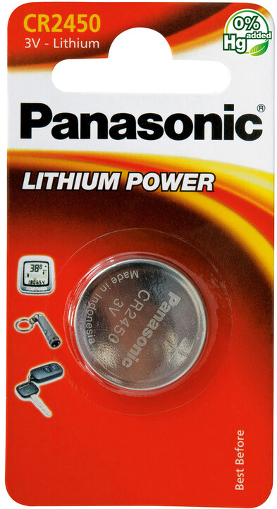Bateri Panasonic CR-2450 1BP Li    