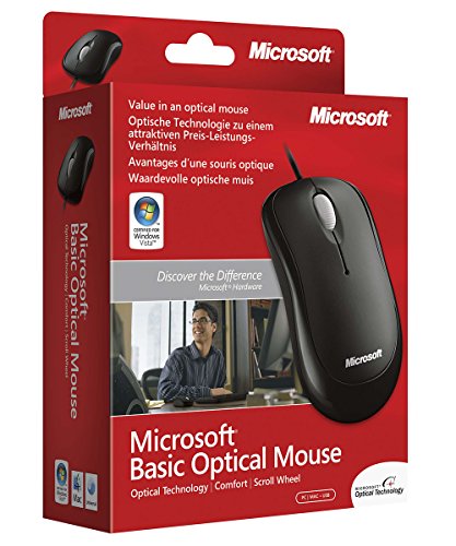Maus Microsoft Basic Optical P58-00057, USB, 800 DPI, i zi