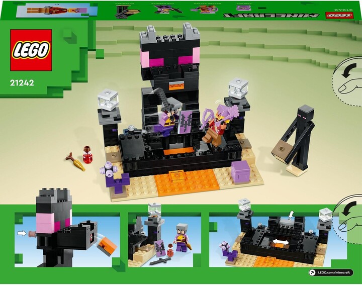 Set LEGO® Minecraft 21242 End Arena, 252 pjesë