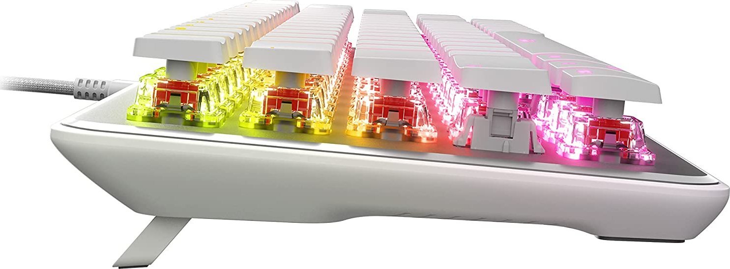 Tastierë gaming Roccat Vulcan II Mini AIMO, optiko mekanike Titan II Optical Red, 65%, e zezë