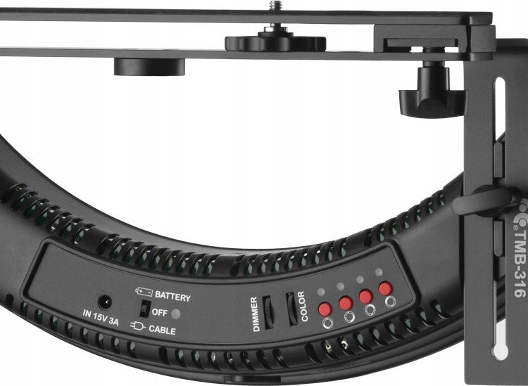 Dritë unazore LED FalconEyes DVR-160TVC, 32W, 3000-5600K