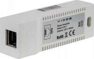 Konvertues IP Vidos K-IP-2 2IP, për videointerfon, i bardhë
