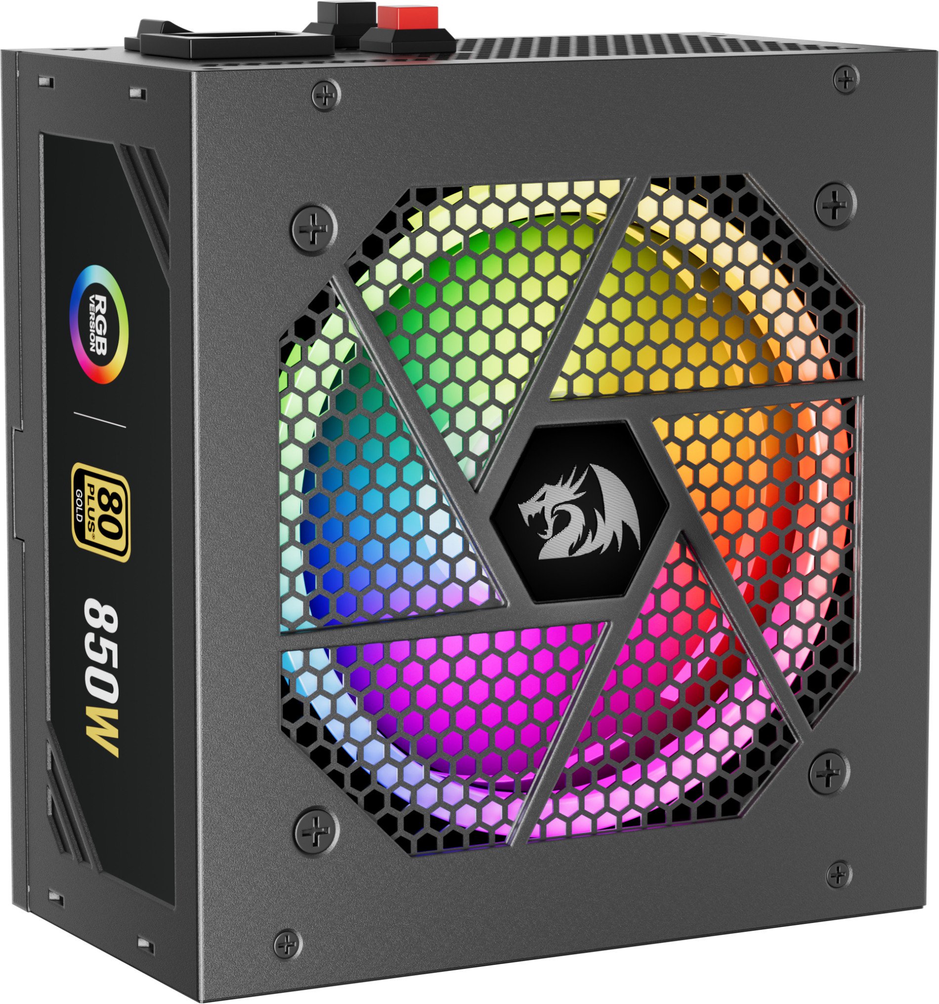 Furnizues energjie Redragon RGPS 850W, 80 Plus Gold, full modular, RGB, i zi
