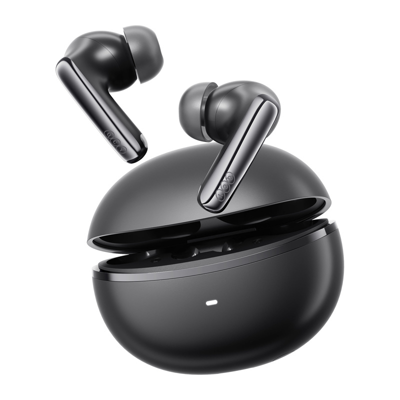 Kufje wireless QCY MeloBuds N70, Adaptive ANC, Bluetooth, të zeza