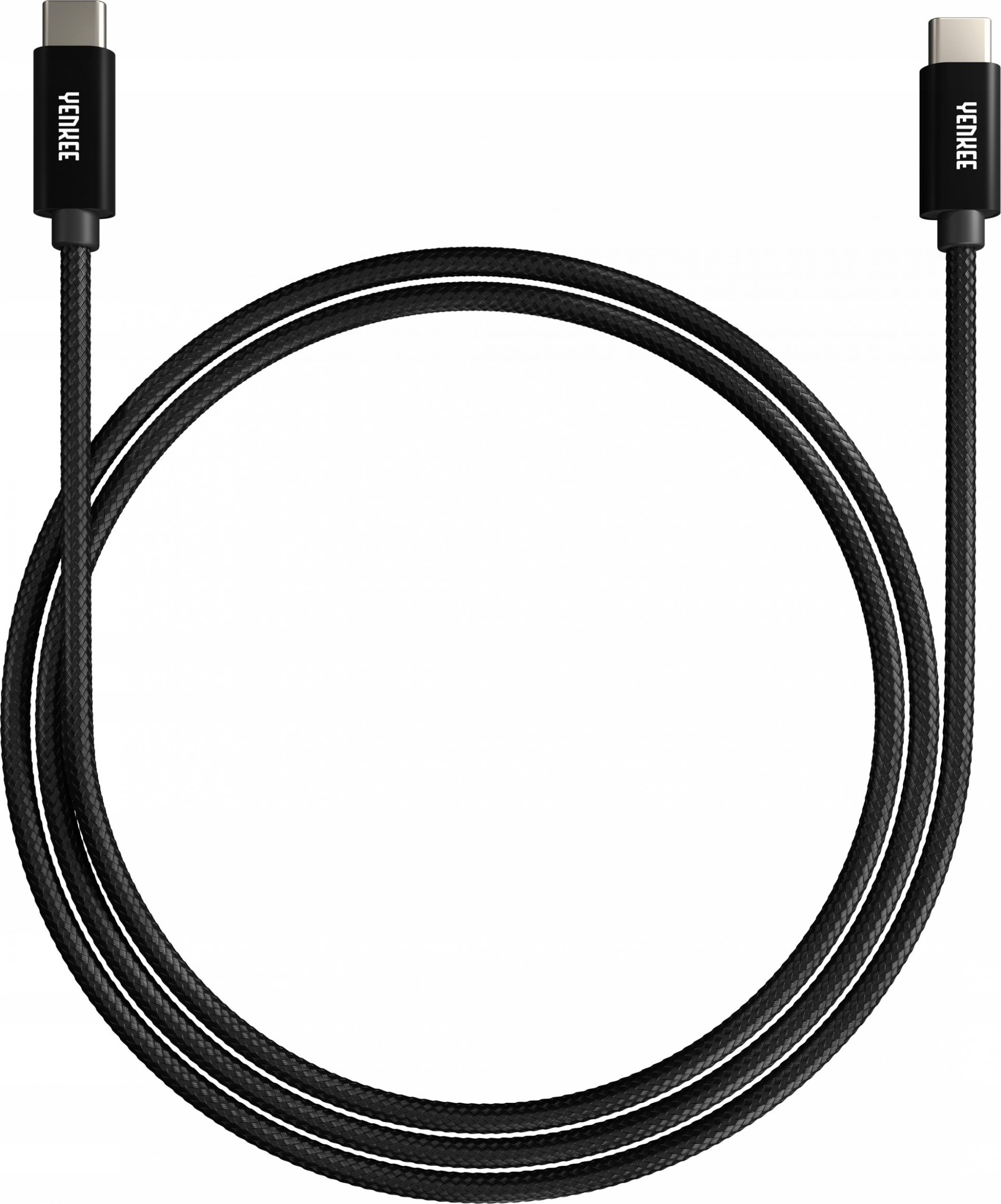 Кабел USB C YENKEE YCU C102 BK, USB 2.0, 2m, црн