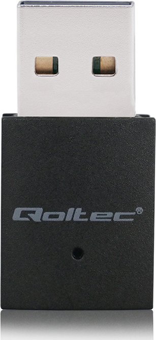 Adapter Wi Fi dhe Bluetooth Qoltec Ultra Fast Wireless Mini, USB 2.0, AC, i zi