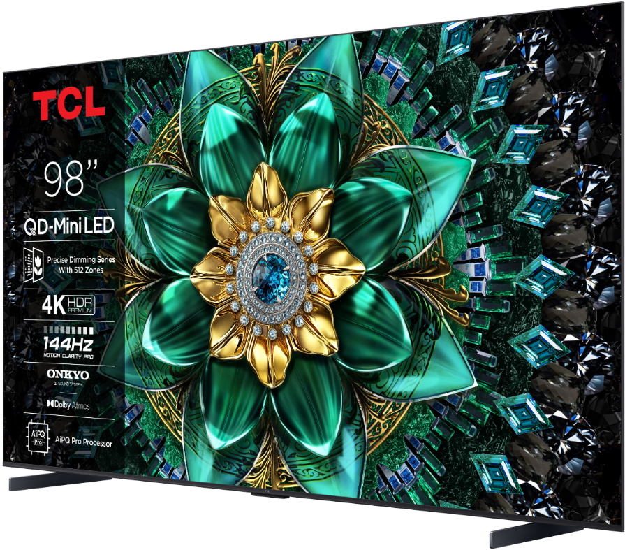 Televizor TCL Q6C 98Q6C, 98", 4K Ultra HD, Smart TV