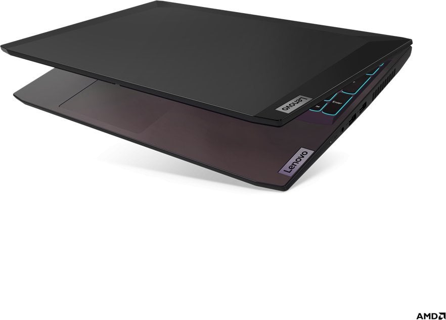 Лаптоп Lenovo IdeaPad Gaming, 15.6" 144 Hz, AMD Ryzen 5 5500H, 16 GB RAM, 512 GB SSD, Nvidia GeForce RTX 2050