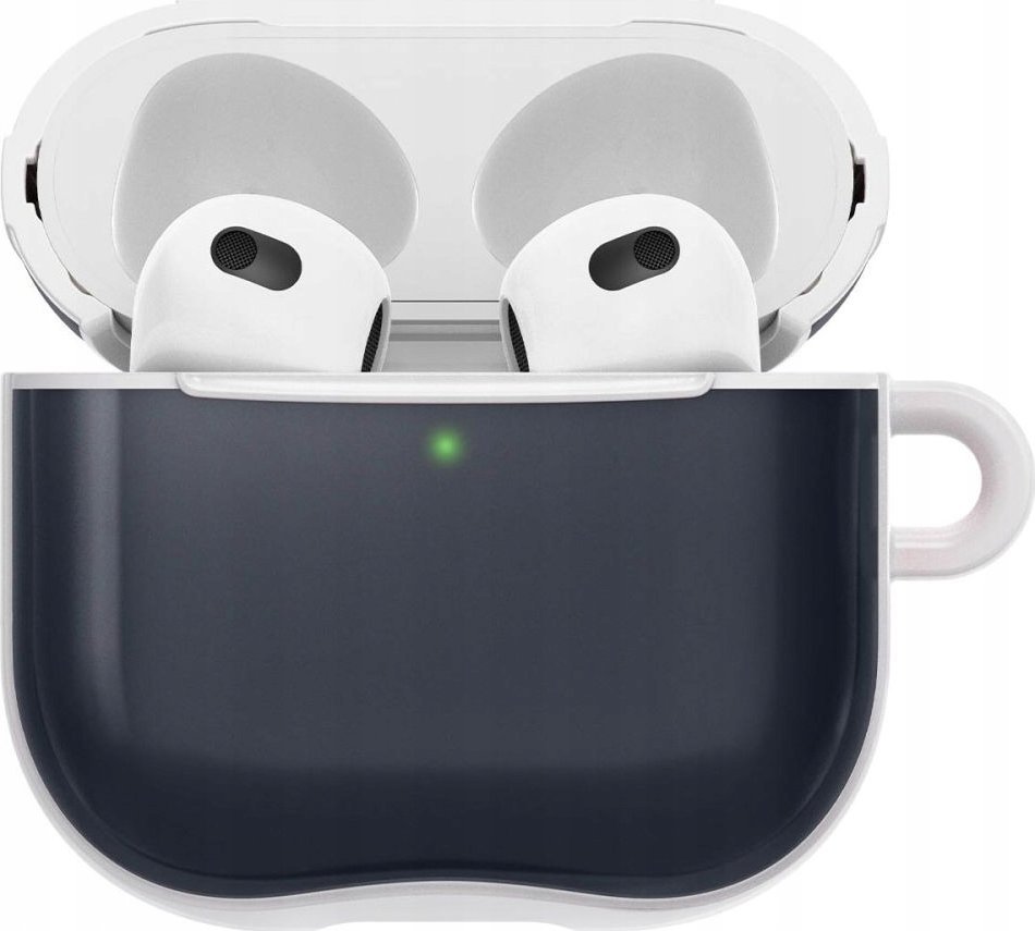 Mbulesë Spigen Classic C1 për AirPods 4, polikarbonat, ngjyrë grafit