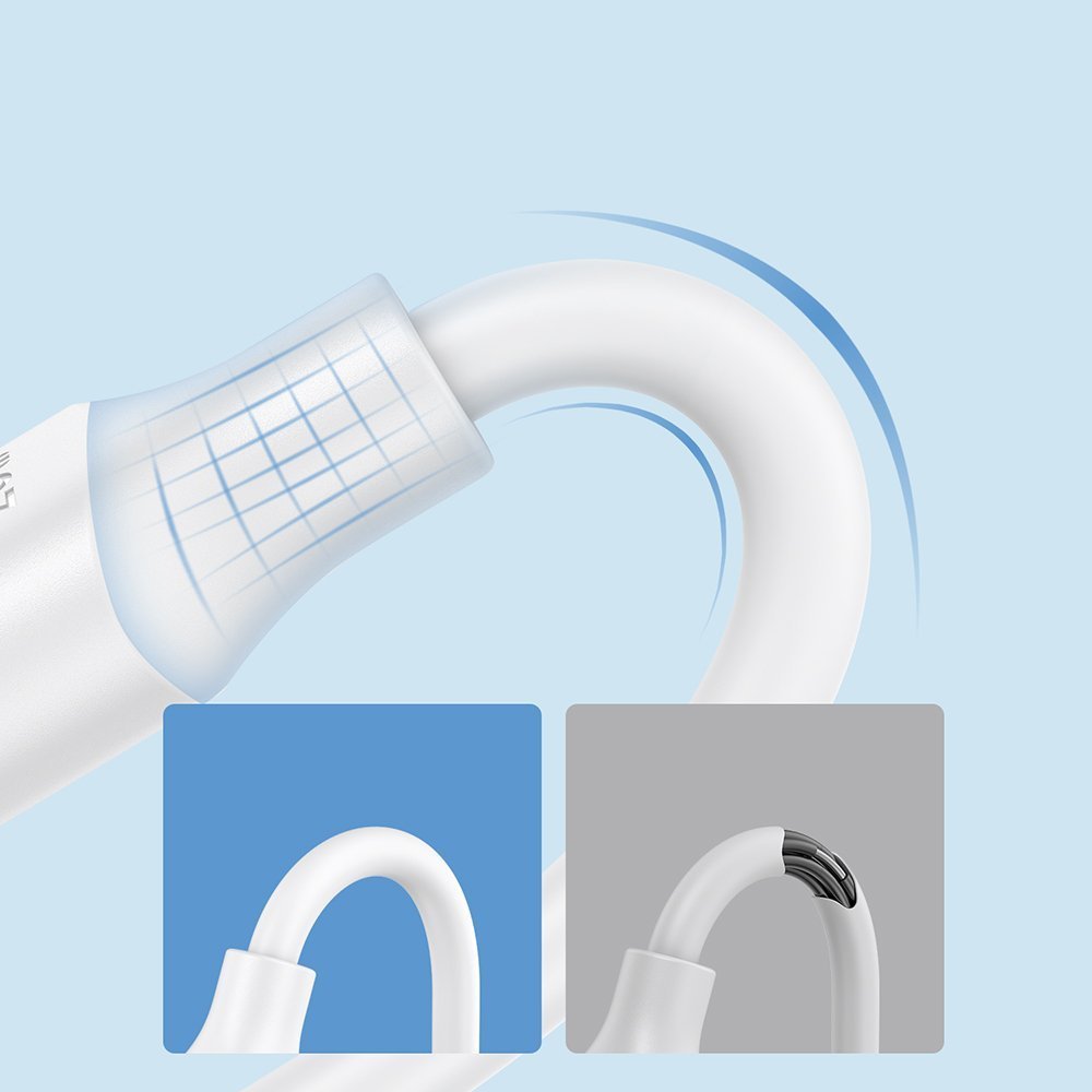Kабел USB Џојрум JYR531, USB-A во USB-C, 2 m, бел