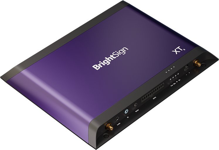 Player digjital BrightSign XT1145, 8K Ultra HD, mbështetje dy ekrane, i zi lejla