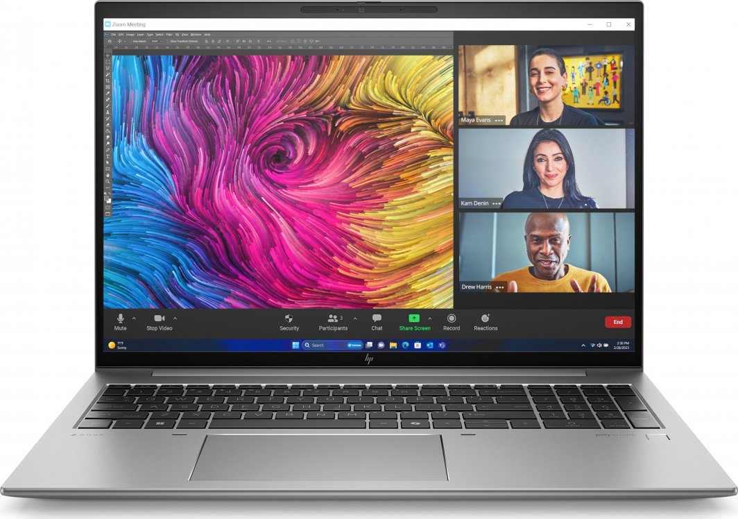 Laptop HP ZBook Firefly 16 G11, 16", Intel Core Ultra 7 155H, 32GB RAM, 1TB SSD, Nvidia GeForce RTX A500