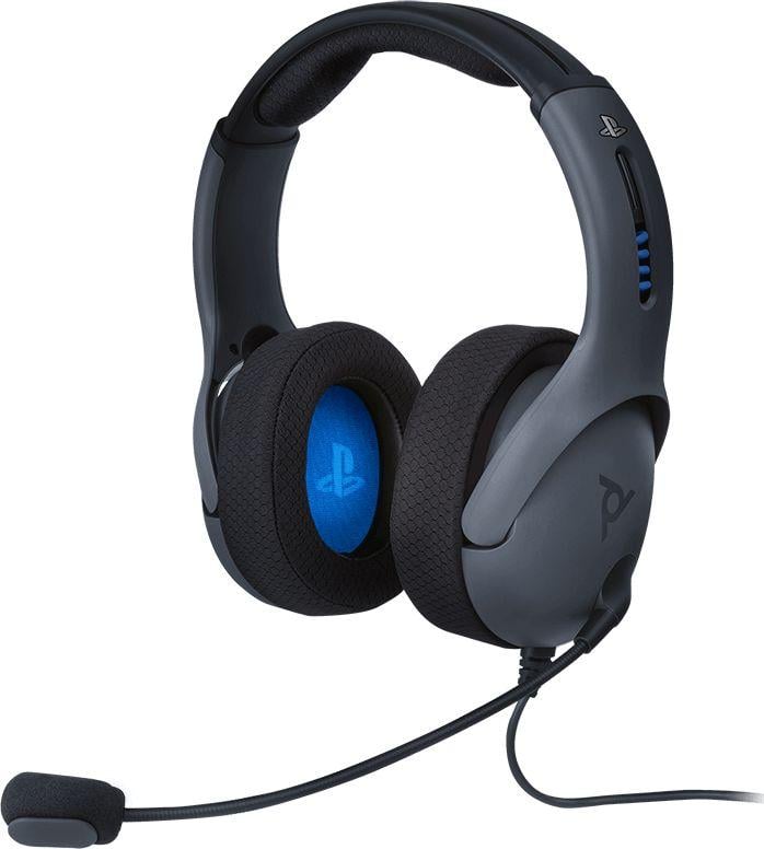 Kufje gaming PDP LVL50, 50mm, me mikrofon, gri