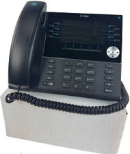 Telefoni VoIP Mitel 6920w, ekran me ngjyra, me valë, i zi