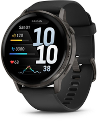 Ora inteligjente Garmin Venu 4, GPS, 12 ditë bateri, argjendtë