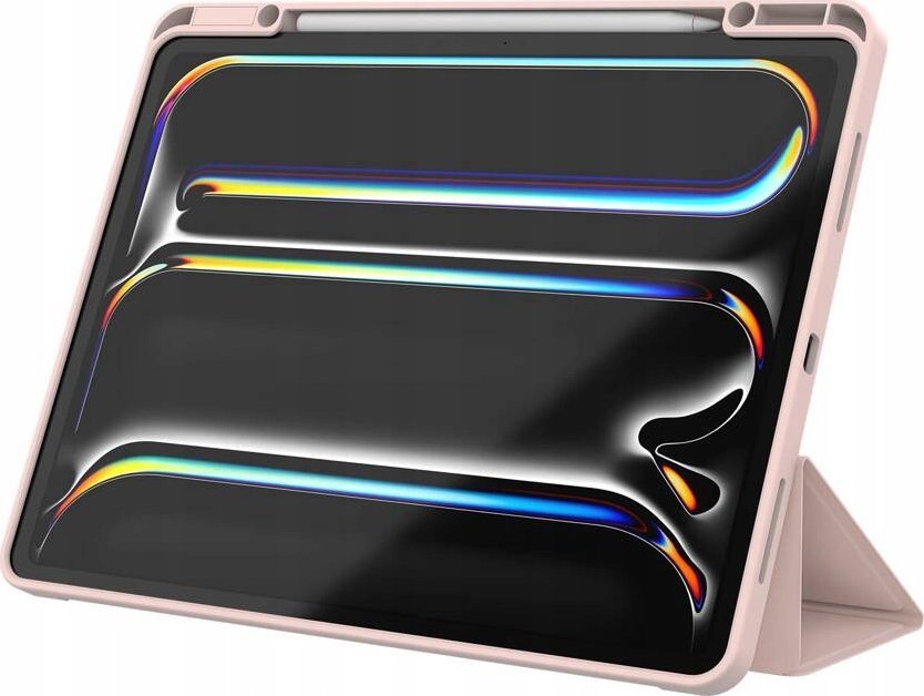 Mbulesë mbrojtëse JCPAL DuraPro Folio për iPad Pro 13" M4 2024, rozë