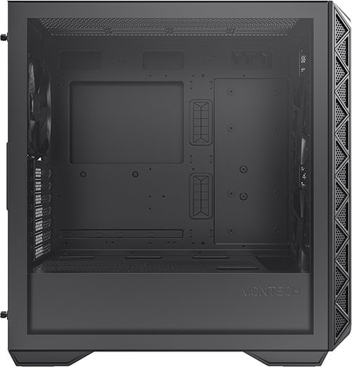 Kuti kompjuteri Montech AIR 903 Base, Midi Tower, me tre ventilatorë, e zezë