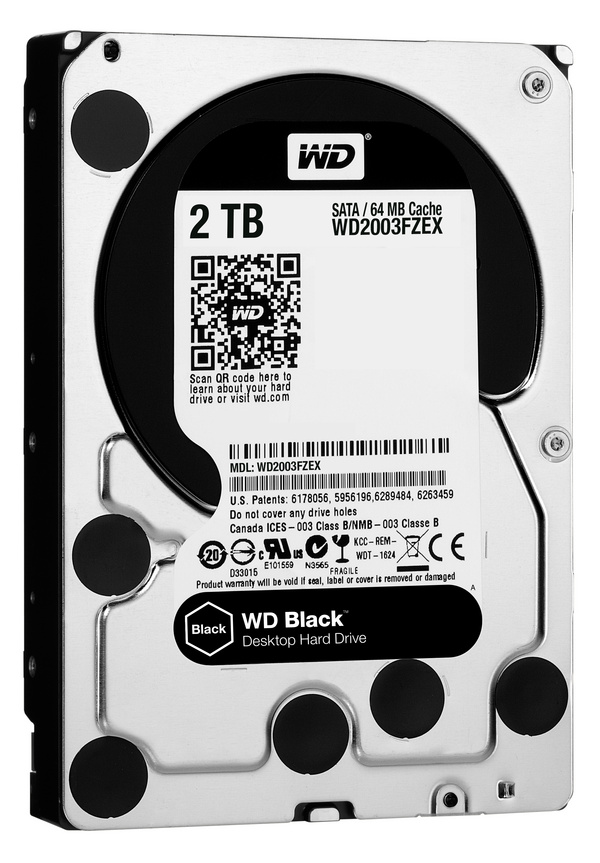 Hard Disk Western Digital WD Black, 2TB, 3.5", 7200RPM, SATA, i zi