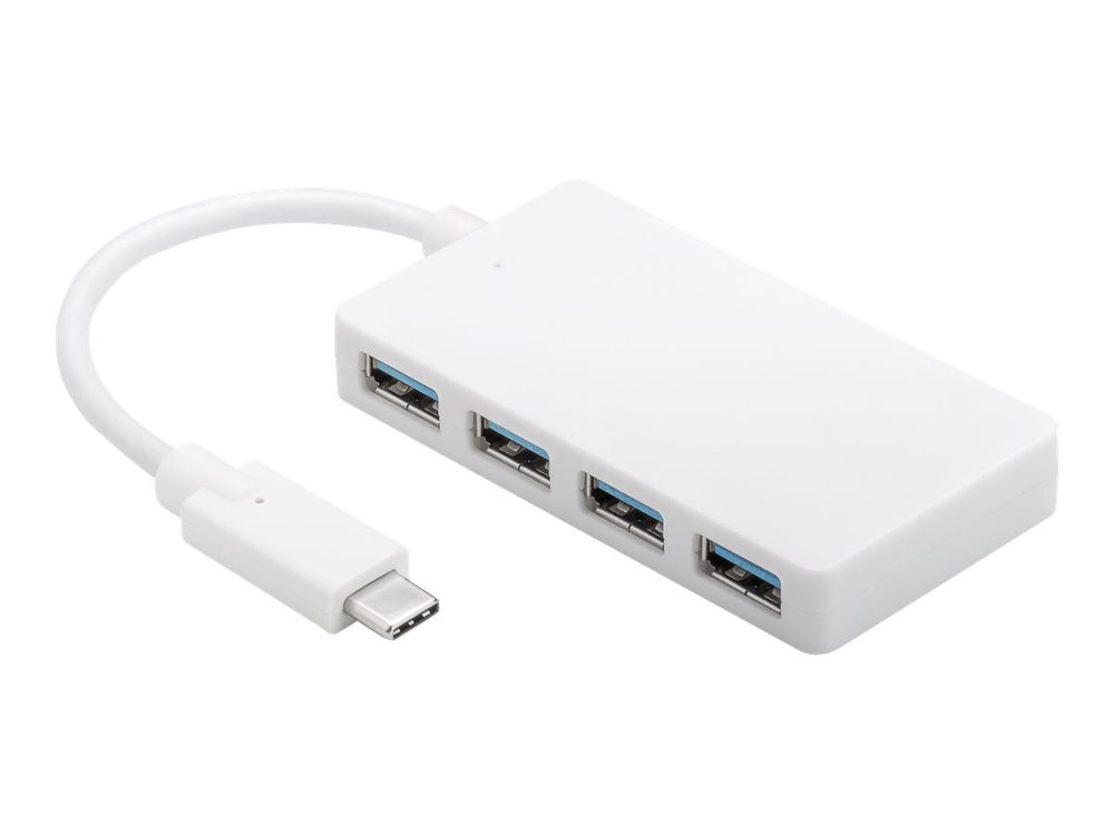 Hub USB MicroConnect USB3.1CUSB3, USB 3.2 Gen 1, multiport, gri