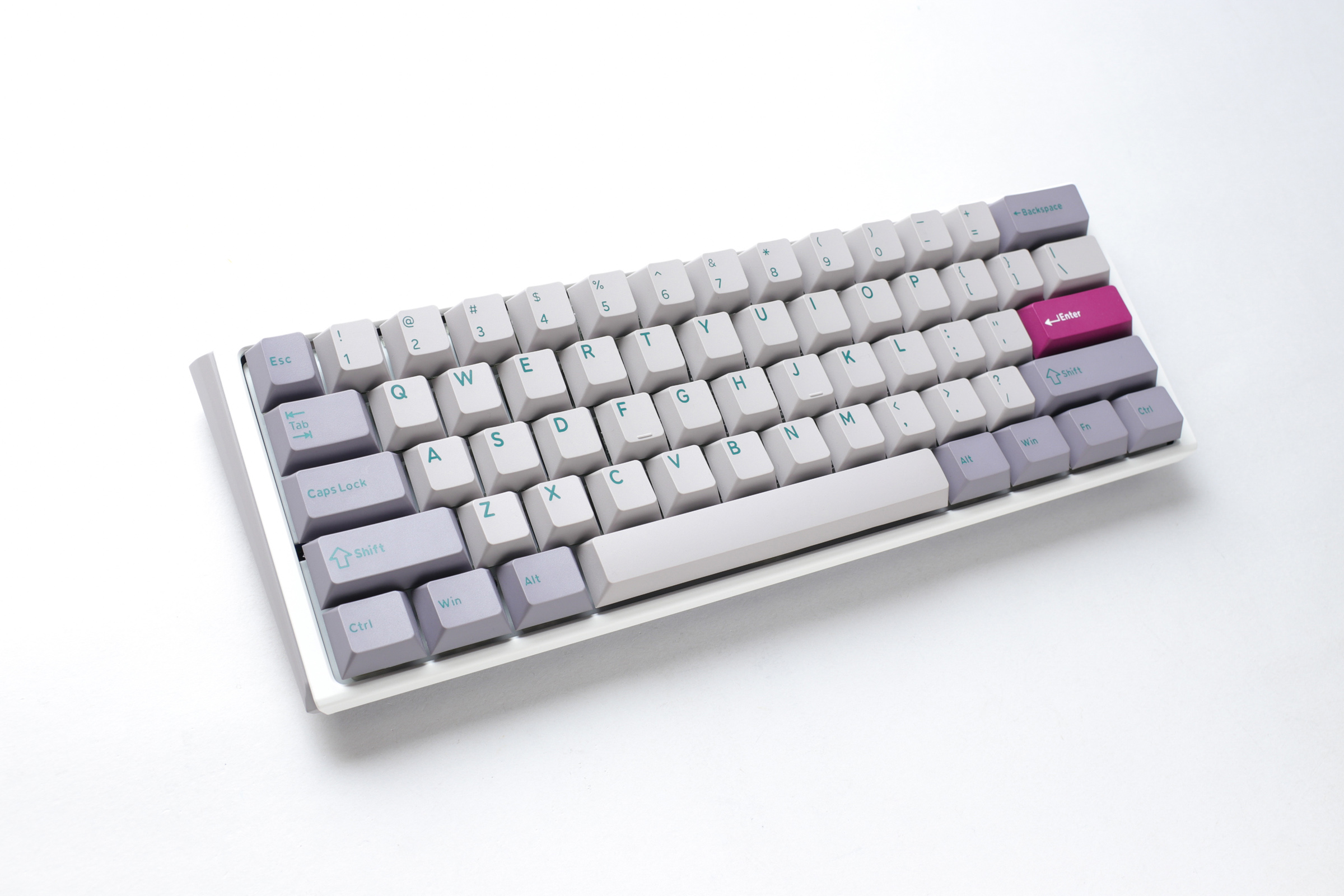 Тастатура Ducky One 3 Mist Grey Mini, RGB LED, MX–Red