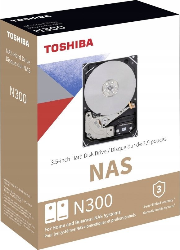 Disk i brendshëm Toshiba N300, 4TB, 7200RPM, 3.5", Serial ATA III