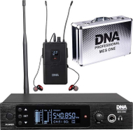 Sistem in ear monitorimi DNA IN EAR, wireless UHF, marrës bodypack, i zi