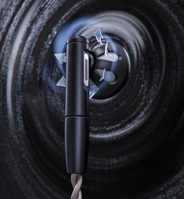 Kufje in ear FiiO FF5, 14.2 mm, kabllo e shkëputshme, argjendtë