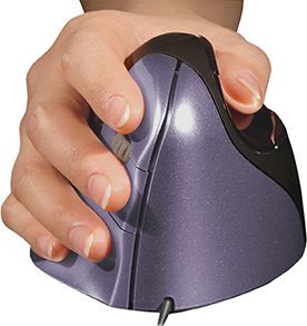 Maus BakkerElkhuizen Evoluent, me kabllo, USB, i zi dhe vjollcë