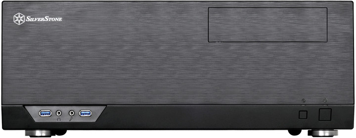 Kasë SilverStone GD09B Grandia, e zezë