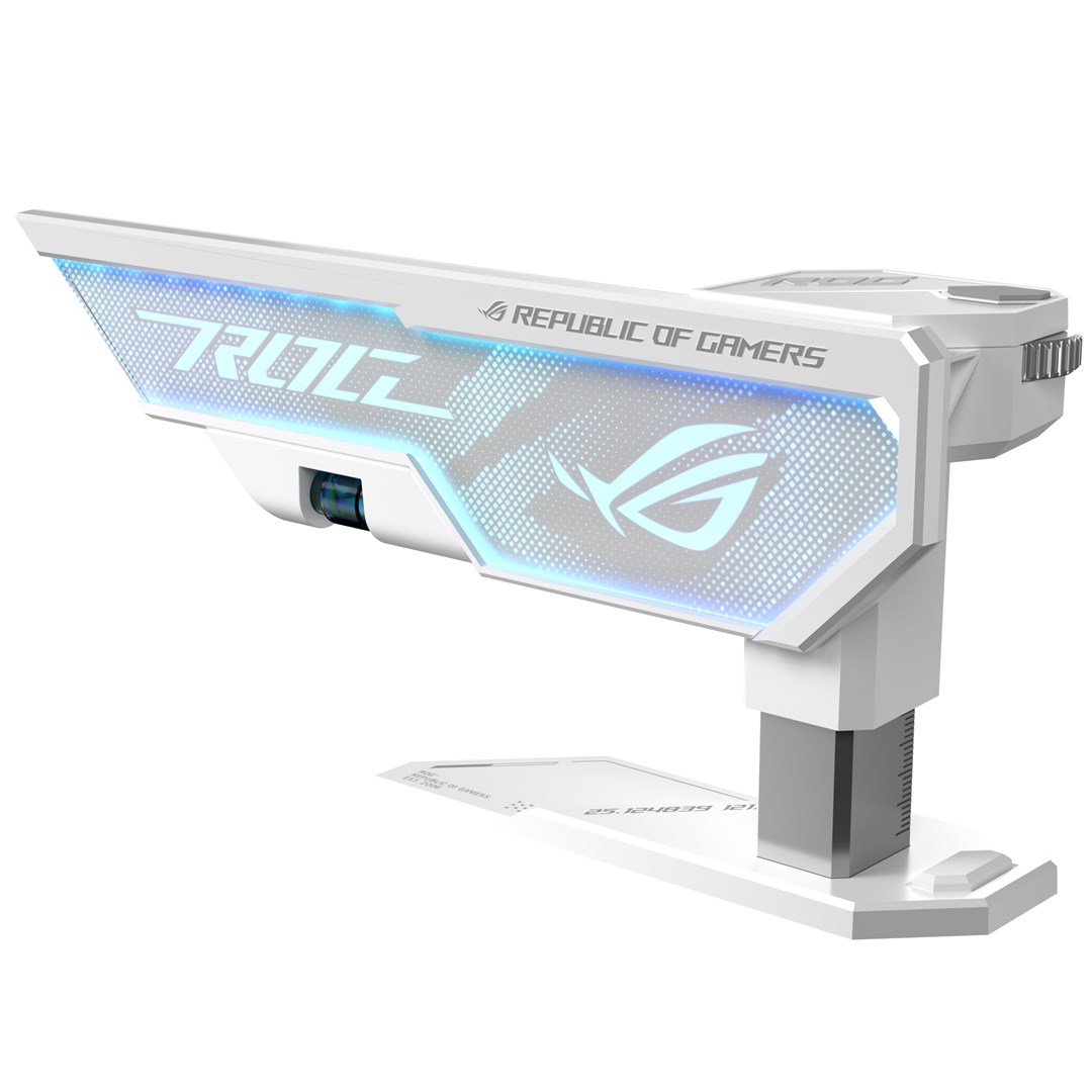 Mbajtës kartele grafike ASUS ROG Herculx, i rregullueshëm, me ndriçim RGB, i bardhë