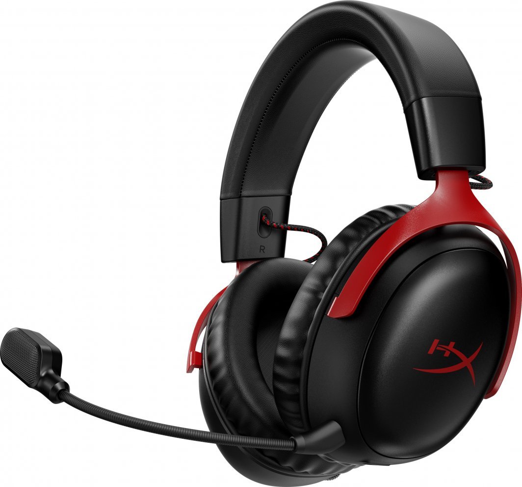 [OUTLET] Kufje HyperX Cloud III Wireless, të zeza/ kuqe				