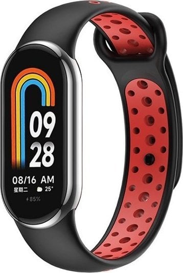 Rrip dore Xiaomi Mi Band 8, silikon, sportiv, zi e kuqe