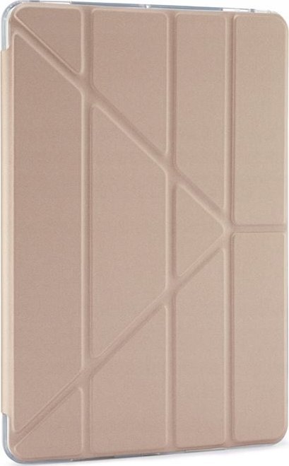 Mbështjellës tabletë Pipetto Origami TPU për iPad 10.2", qëndrim palosës, Rose Gold