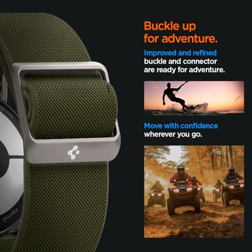 Rrip ore Spigen Lite Fit për Google Pixel Watch 41mm, nylon Solo Loop, khaki