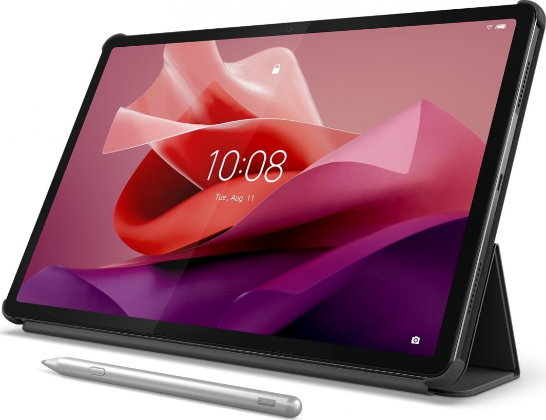 Këllëf për tablet Lenovo Polyuretan - Tab P12, i hirtë