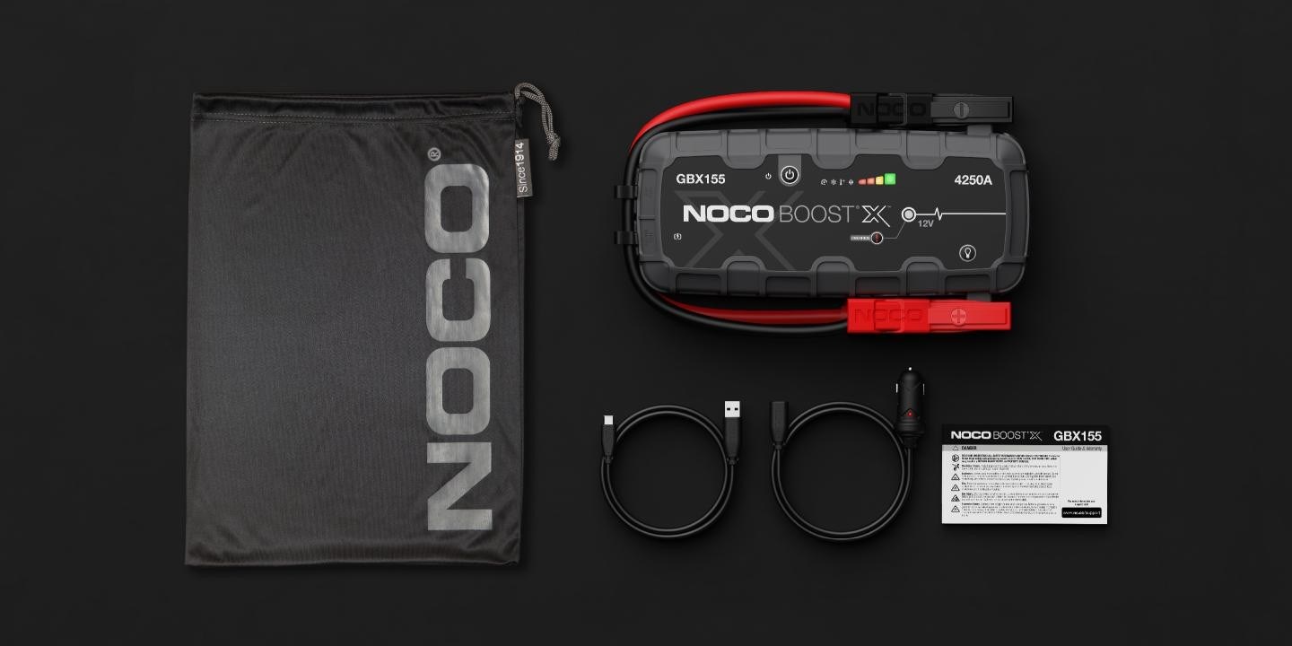 Starter baterie NOCO GBX155 Boost X, 12V, 4250A, i zi gri