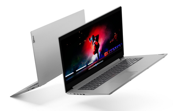 Laptop Lenovo IdeaPad 3, 17.3", Intel Core i3, 8GB RAM, 512GB SSD, Intel UHD Graphics, gri / platin