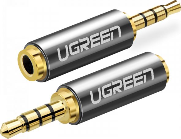 Përshtatës AV Ugreen (UGR439GRY), Jack 2.5 mm - Jack 3.5 mm, i hirtë