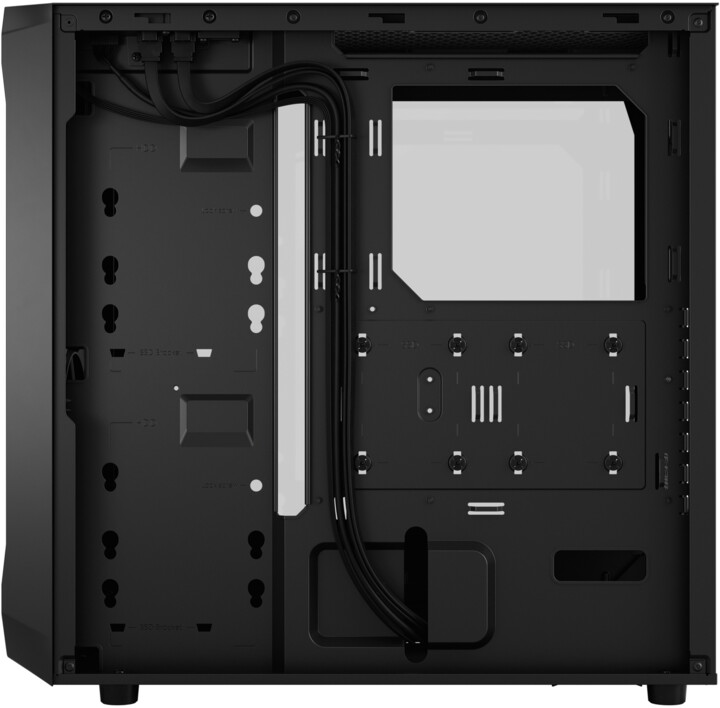 Куќиште Fractal Design Focus 2 Black TG Clear Tint