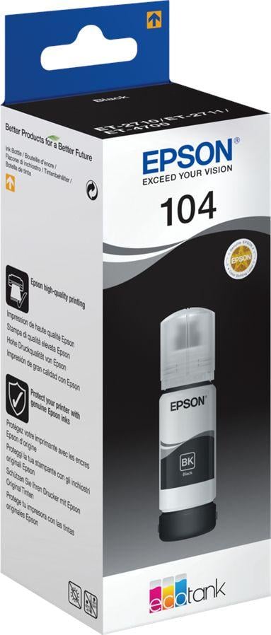 Ngjyrë për printer Epson Ecotank 104, e zezë