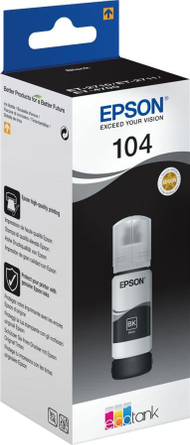 Ngjyrë për printer Epson Ecotank 104, e zezë