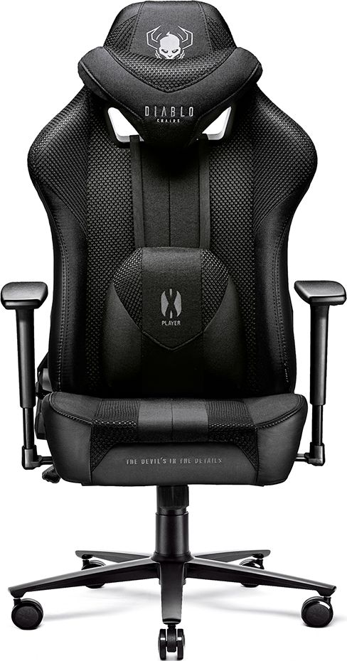 Karrige gaming Diablo Chairs X-PLAYER 2.0 King Size, ergonomike, e zezë