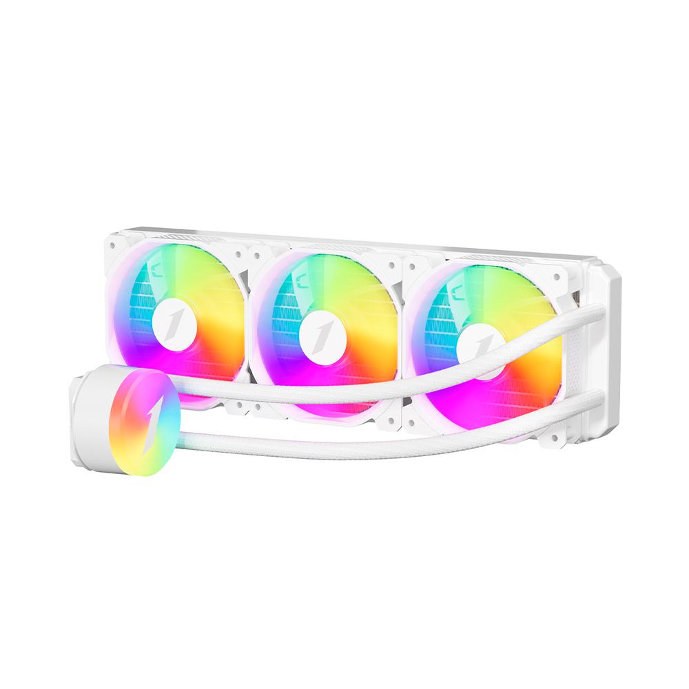 Ftohës uji për procesor 1st Player Thunderstorm TS2 360, 360mm, ARGB, i bardhë