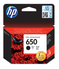 Мастило за печатач HP 650, 360 страници, пигментно мастило, црно
