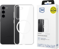 Mbështjellës 3MK Clear MagCase për Samsung Galaxy S23 5G, MagSafe, transparent
