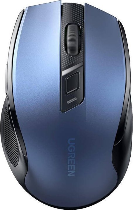 Mouse wireless Ugreen MU006, optik 4000 DPI, USB 2.4GHz, blu