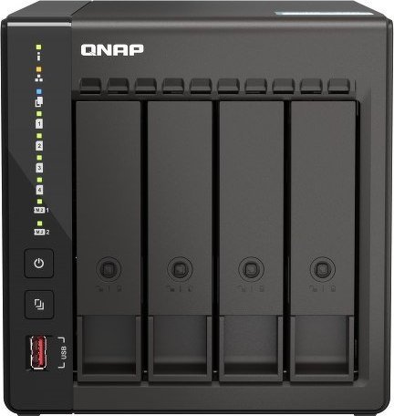 Server NAS QNAP TS-453E, 8GB RAM, 4 slote, i zi