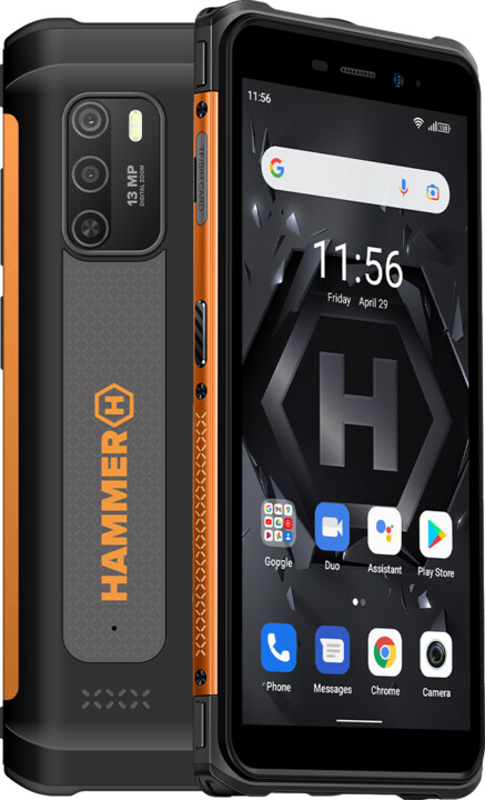 Celular myPhone Hammer Iron 4, 4GB RAM, 32GB, portokalli