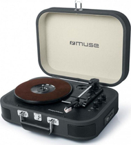 Gramafon Muse MT-201DG Retro, Bluetooth, USB, kafe